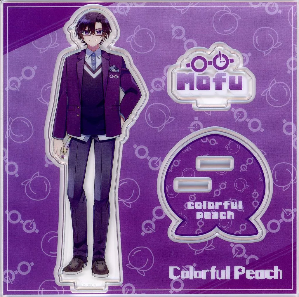 Mofu - Acrylic stand - Colorful Peach (もふ(カラフルピーチ