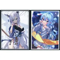 Hoshimachi Suisei & Shirakami Fubuki - Card Sleeves - Trading Card Supplies - hololive