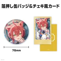 Shishido Akari - Character Card - Badge - Nijisanji