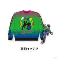 Saiki Ittetsu - Clothes - Stickers - Nijisanji