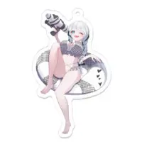 Hinatuki Hiyori - Acrylic Key Chain - Key Chain - VTuber Size-70 x 70 (mm)