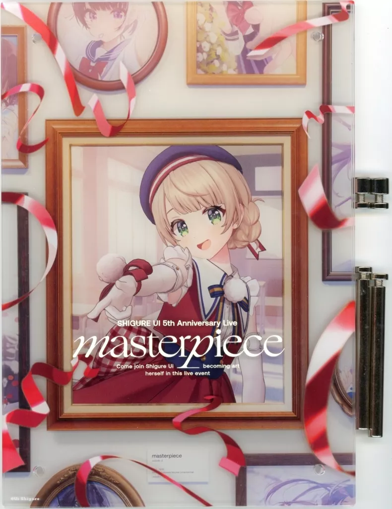 Shigure Ui - Acrylic Art Plate - Acrylic stand - VTuber