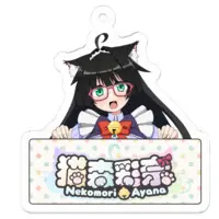 Nekomori Ayana - Acrylic Key Chain - Key Chain - VTuber Size-50 x 50 (mm)