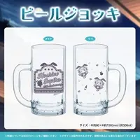 Hoshino Supika - Tumbler, Glass - Tableware - VTuber Size-D 8cm H 9.5cm