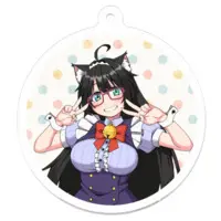 Nekomori Ayana - Acrylic Key Chain - Key Chain - VTuber Size-50 x 50 (mm)