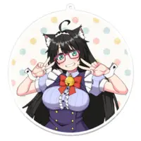 Nekomori Ayana - Acrylic Key Chain - Key Chain - VTuber Size-100 x 100 (mm)