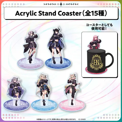 Mococo Abyssgard - Coaster - Acrylic stand - hololive English 3rd Concert - All for One - - Tableware - hololive English