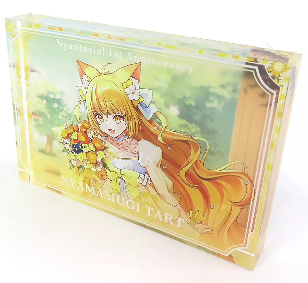 Nyamamugi Tart - Acrylic Block - Nyantasia!