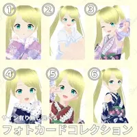 Akaduki Seika - Character Card - Hand-signed - VTuber