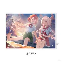 Sasaki Saku & Shiina Yuika - Acrylic Art Plate - Nijisanji