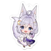 Elfina Grace - Acrylic Key Chain - Key Chain - VTuber Size-50 x 50 (mm)