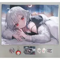 Shirona Shizuku - Birthday Merch Complete Set - Badge - Stickers - Hand-signed - Key Chain - Cushion Cover - Neo-Porte