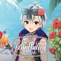 Suzuki Masaru - Birthday Merch Complete Set - Key Chain - Acrylic Art Plate - Character Card - Badge - Tapestry - Acrylic Key Chain - Nijisanji