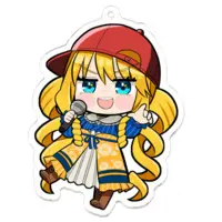 Kasuteira Yoriko - Acrylic Key Chain - Key Chain - VTuber Size-70 x 70 (mm)