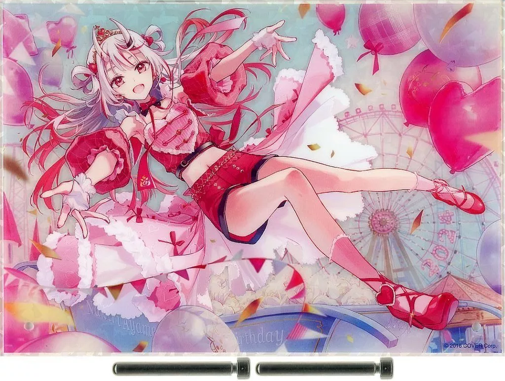 Nakiri Ayame - Acrylic Art Plate - Acrylic stand - hololive