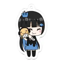 Nishimikado Ikiru - Acrylic Key Chain - Key Chain - VTuber Size-50 x 50 (mm)