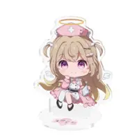 Shirakumo Mame - Acrylic stand - VTuber Size-70x70mm