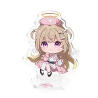 Shirakumo Mame - Acrylic stand - VTuber Size-50x50mm