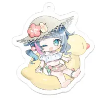 Aozora Mei - Acrylic Key Chain - Key Chain - VTuber Size-50 x 50 (mm)