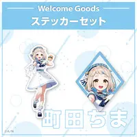 Machita Chima - Nijisanji Welcome Goods - Stickers - Nijisanji