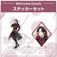 Shellin Burgundy - Nijisanji Welcome Goods - Stickers - Nijisanji