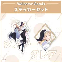 Sister Claire - Nijisanji Welcome Goods - Stickers - Nijisanji