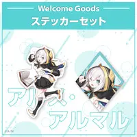 Ars Almal - Nijisanji Welcome Goods - Stickers - Nijisanji