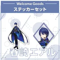 Harusaki Air - Nijisanji Welcome Goods - Stickers - Nijisanji