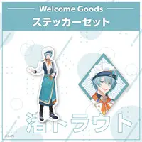 Nagisa Trout - Nijisanji Welcome Goods - Stickers - Speciale
