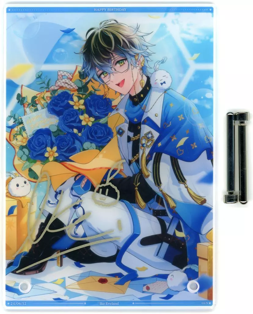 Ike Eveland - Acrylic Art Plate - Nijisanji