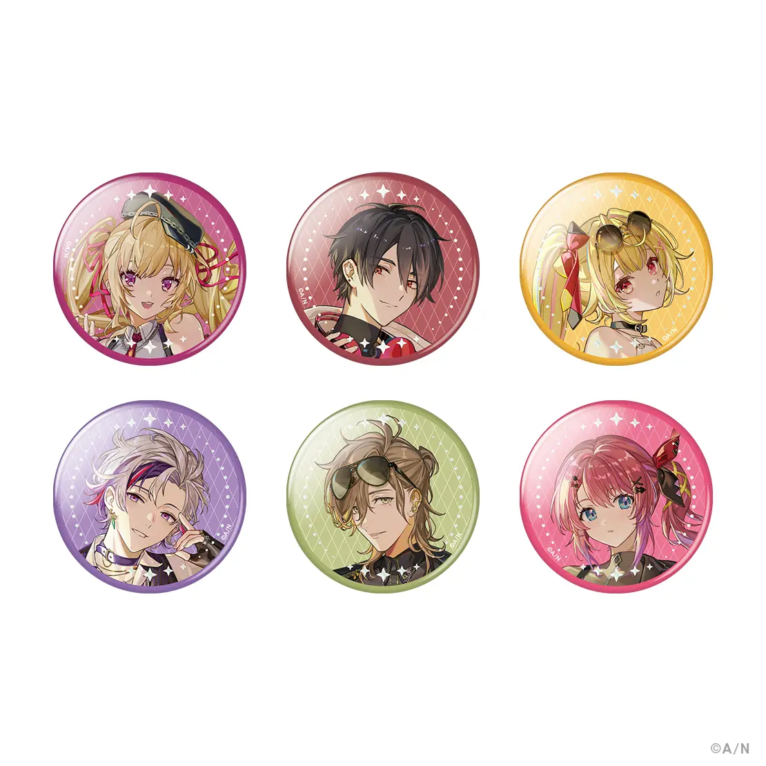 Nijisanji - Badge (Random Item)