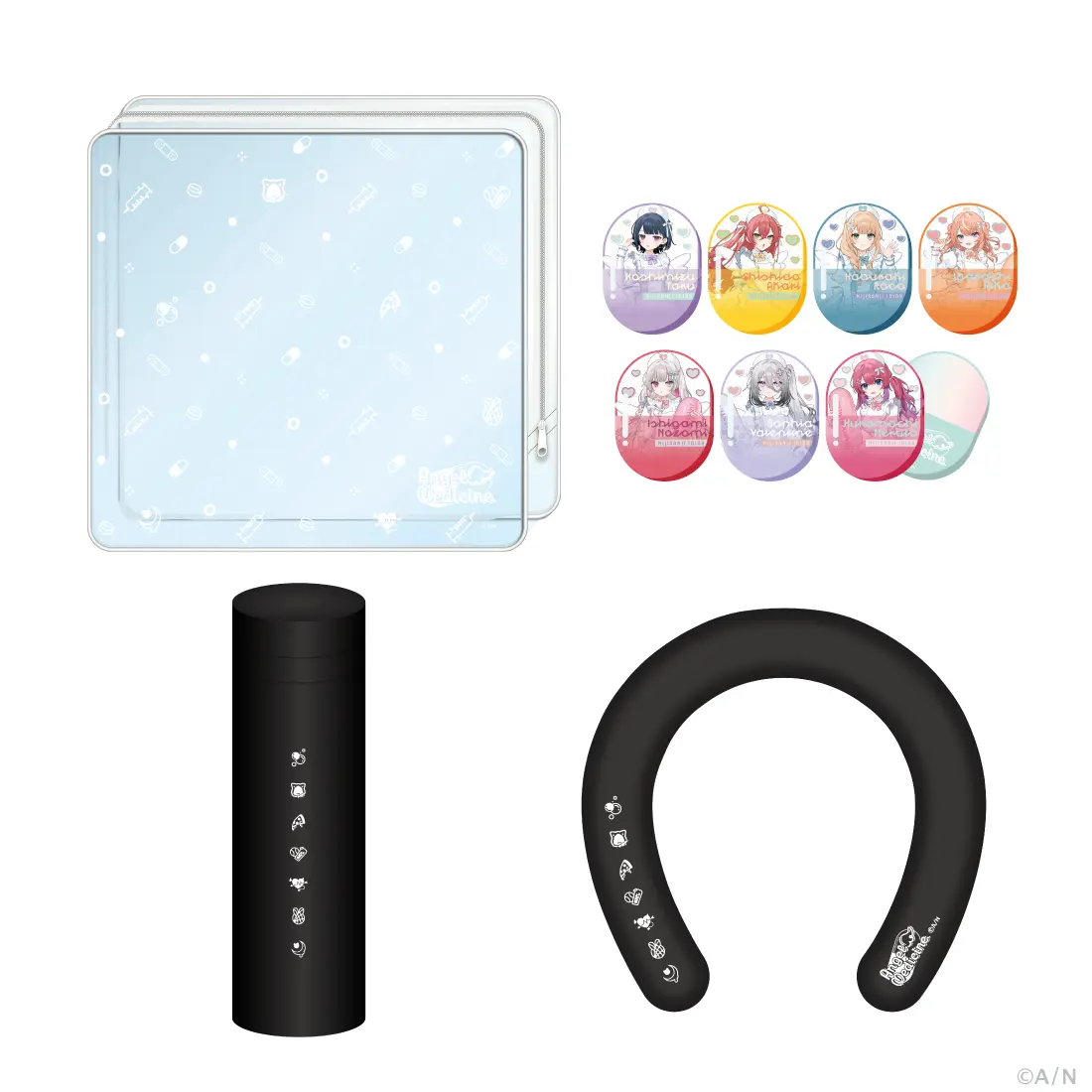 Nijisanji - Drink Bottle - Pouch - Character Card