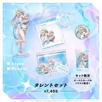 Honami Azusa - Acrylic Key Chain - Key Chain - Character Card - Acrylic stand - Badge - Specialite