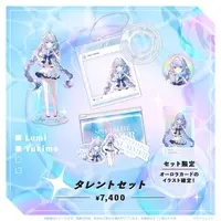Yukime Lumi - Acrylic Key Chain - Key Chain - Character Card - Acrylic stand - Badge - Specialite