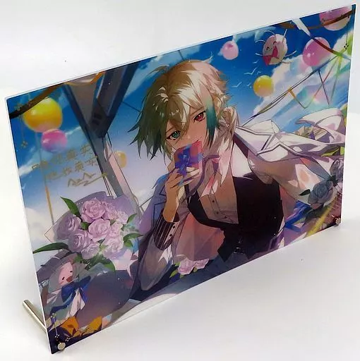 Aza - Acrylic Art Plate - Acrylic stand - Nijisanji