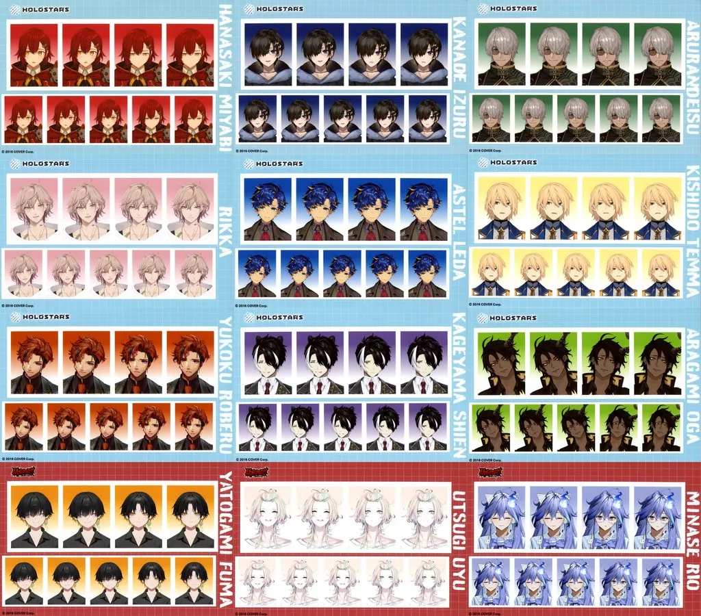 HOLOSTARS - Character Card