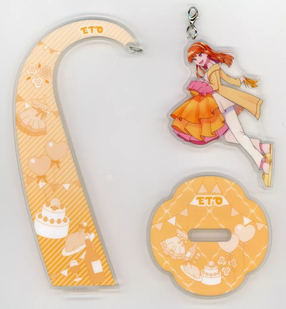 Eto - Yura Yura Acrylic Stand - Acrylic stand - Colorful Peach