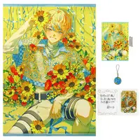 Hibachi Mana - Character Card - Tapestry - Key Chain - Acrylic Art Plate - Birthday Merch Complete Set - Nijisanji