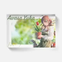 Awasa Yuka - Acrylic Block - VTuber