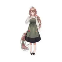 Awasa Yuka - Stickers - VTuber Size-160 x 160 (mm)