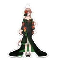 Awasa Yuka - Acrylic Key Chain - Key Chain - VTuber Size-100 x 100 (mm)