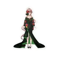 Awasa Yuka - Stickers - VTuber Size-100 x 100 (mm)