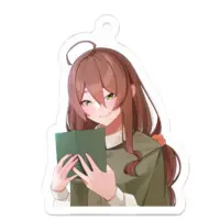 Awasa Yuka - Acrylic Key Chain - Key Chain - VTuber Size-50 x 50 (mm)