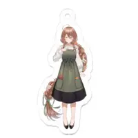 Awasa Yuka - Acrylic Key Chain - Key Chain - VTuber Size-50 x 50 (mm)