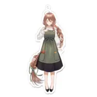 Awasa Yuka - Acrylic Key Chain - Key Chain - VTuber Size-100 x 100 (mm)