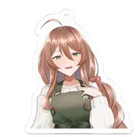 Awasa Yuka - Acrylic Key Chain - Key Chain - VTuber Size-50 x 50 (mm)