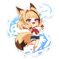 Akane Rin - Acrylic Key Chain - Key Chain - VTuber Size-100 x 100 (mm)