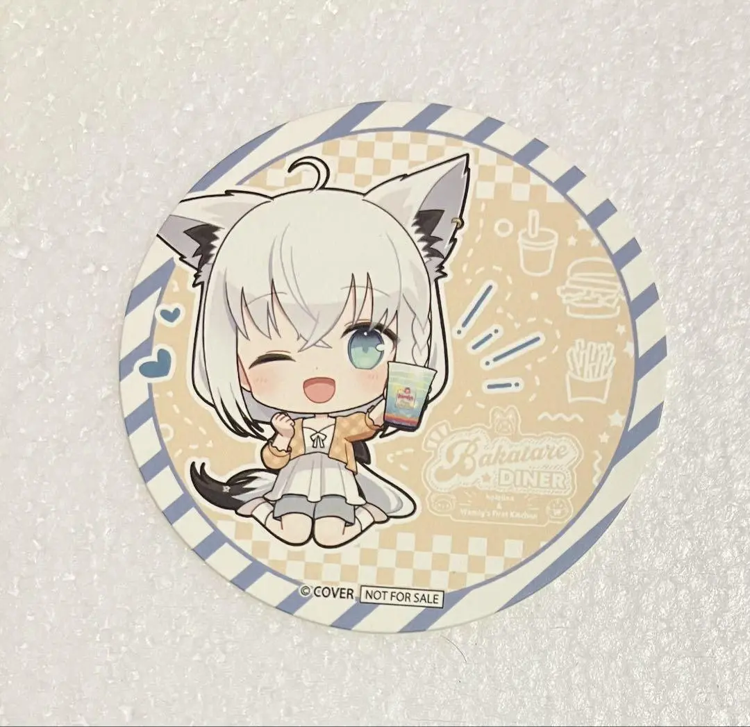 Shirakami Fubuki - Coaster - Tableware - hololive