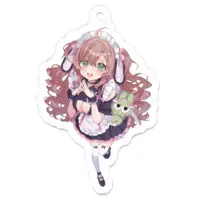 Usakawa Yuna - Acrylic Key Chain - Key Chain - VTuber Size-50 x 50 (mm)