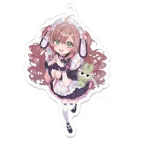 Usakawa Yuna - Acrylic Key Chain - Key Chain - VTuber Size-70 x 70 (mm)